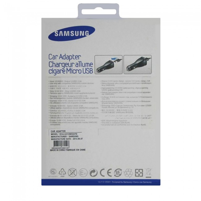 Samsung Fast charge Car Adapter 10W Micro USB-Black