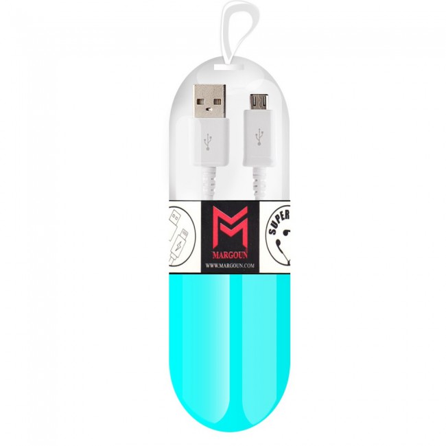 Samsung Galaxy Note 4  White USB Cable with Free Margoun Cable Organizer – Black ,  White , Blue , Purple