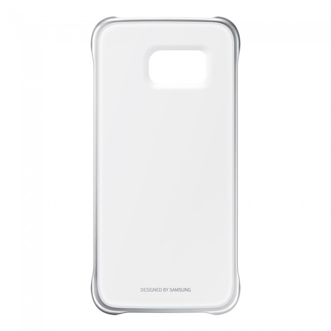 Samsung Galaxy S6 Clear Cover with Silver Edge