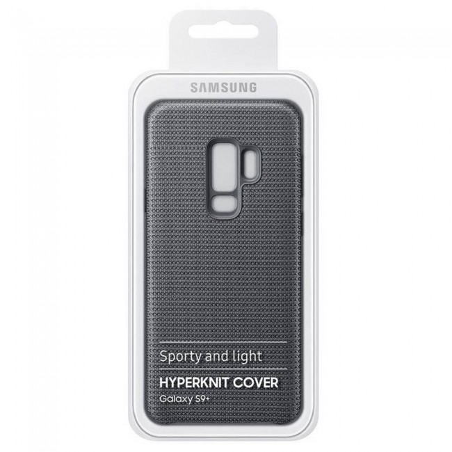 Official Samsung Hyperknit Cover for Galaxy S9 Plus Back Case - Grey