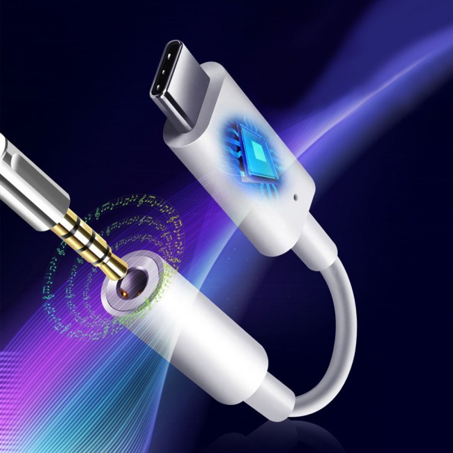 Samsung USB-C Headphone Jack Adapter EE-UC10JUWEGUS - White 