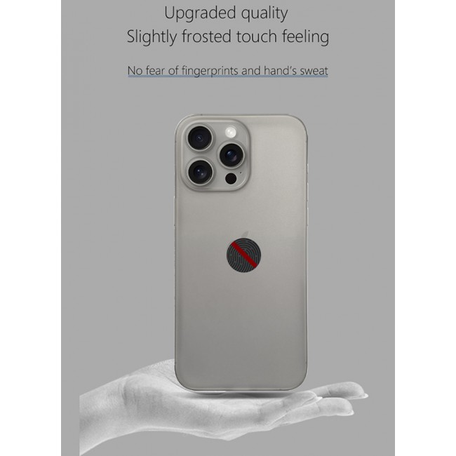 CATANES iPhone 15 Pro Max Case Cover Air Skin Series Back Cover Sturdy Durable Thin Case Drop Protection Cover Clear Natural