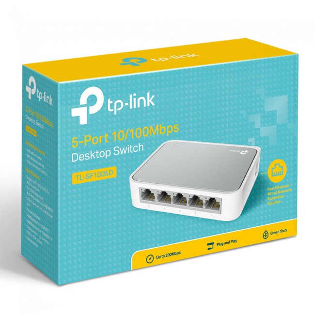 TL-SF1005D TP-Link 5-Port 10/100Mbps Desktop Switch
