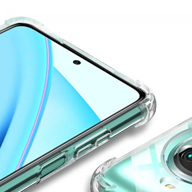 CATANES For Xiaomi Mi 10i 5G Case Cover Clear Protective TPU Four Corners Cover Transparent Soft Case