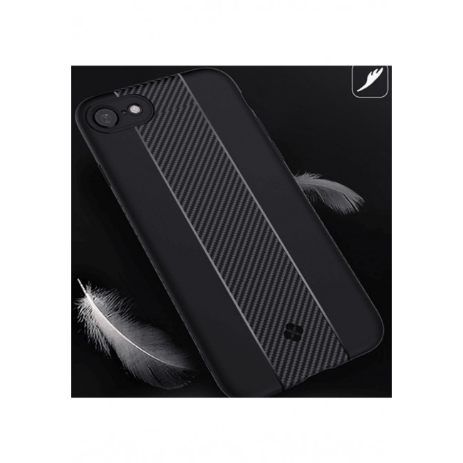 TOTU Matte Carbon Fiber Texture Case Cover for Apple iPhone 7 / 8 5.8 inch 