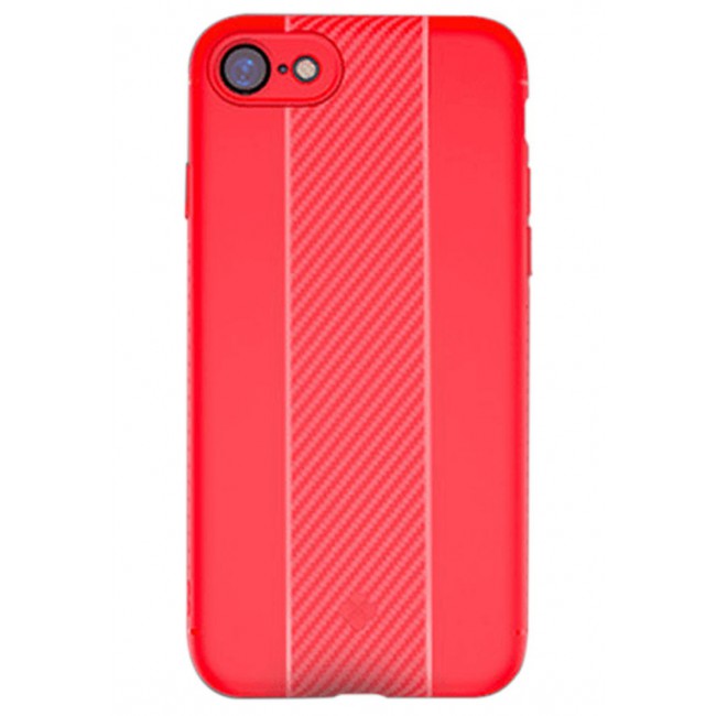 TOTU Matte Carbon Fiber Texture Case Cover for Apple iPhone 7 / 8 5.8 inch 