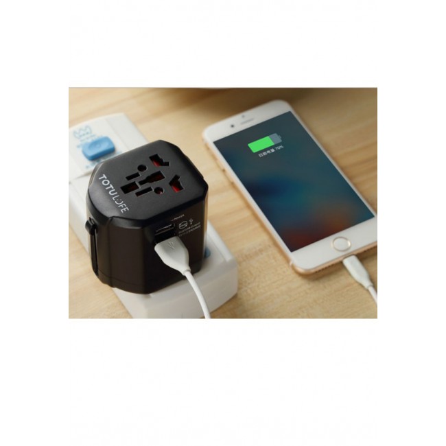 Totu Life Universal Power Adapter Charger with Interchangeable Plugs AC10