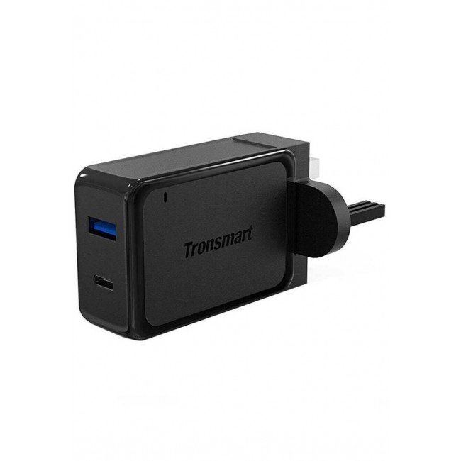 Tronsmart Dual USB Wall Charger QC3.0 33W UK with Type-C Cable