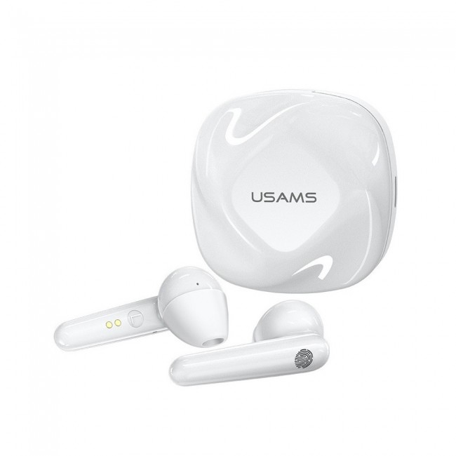USAMS Bluetooth Headphones SD Series BT 5.0 TWS White GSMprice