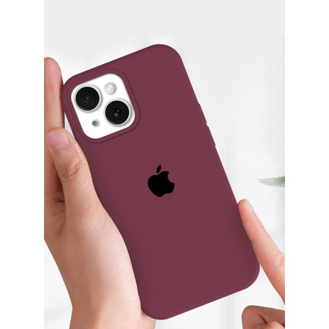 MARGOUN iPhone 15 Plus Case Silicone Case Cover Durable and Anti Scratch Back Cover Cherry