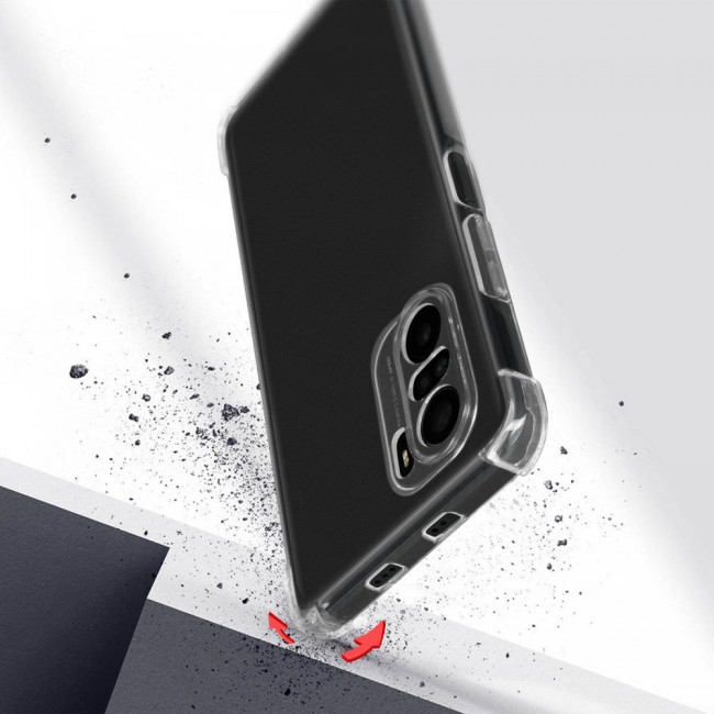 CATANES For Xiaomi Mi 11X Case Cover Clear Protective TPU Four Corners Cover Transparent Soft Case