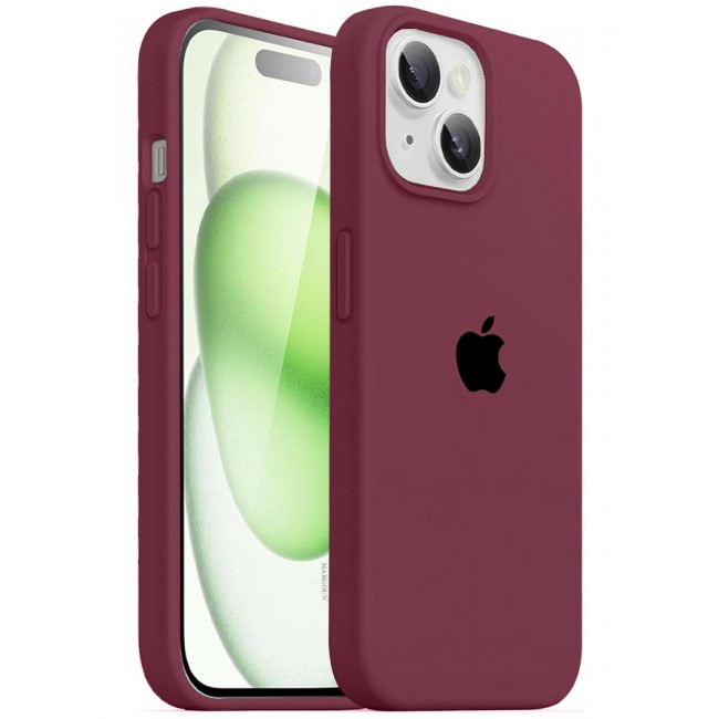 MARGOUN iPhone 15 Plus Case Silicone Case Cover Durable and Anti Scratch Back Cover Cherry