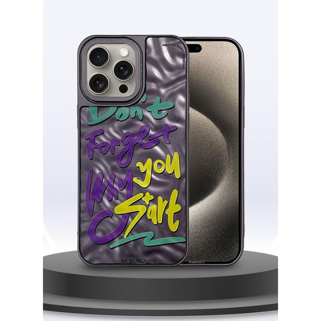 MARGOUN iPhone 15 Pro Max Case Cover Letter Phone Case