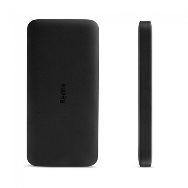 Xiaomi Redmi Power Bank 10000 mAh 2.4A Fast Charge with Micro USB Outputs – Black