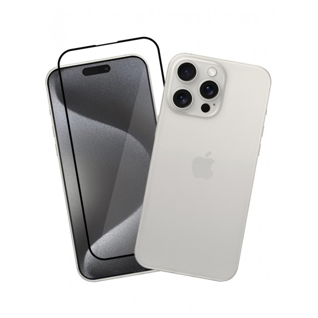 CATANES 2 Pack iPhone 15 Pro Max Case Cover and Screen Protector Air Skin Series Back Cover Sturdy Durable Thin Case Drop Protection Cover Clear White