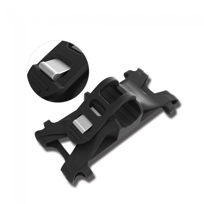 Yesido C31 Silicone Bicycle Mobile Phone Holder - Black , Green