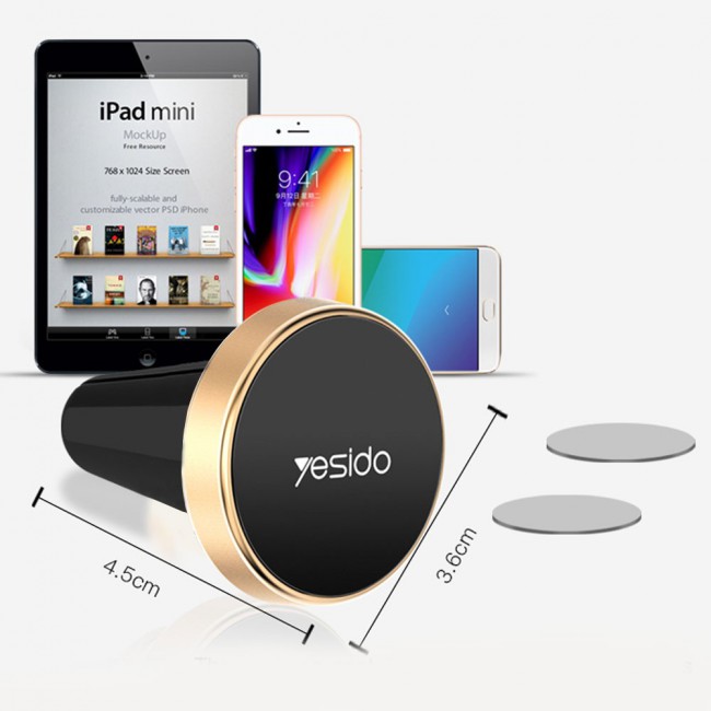 Yesido C57 Magnetic Car Air Vent Phone Holder Mount 