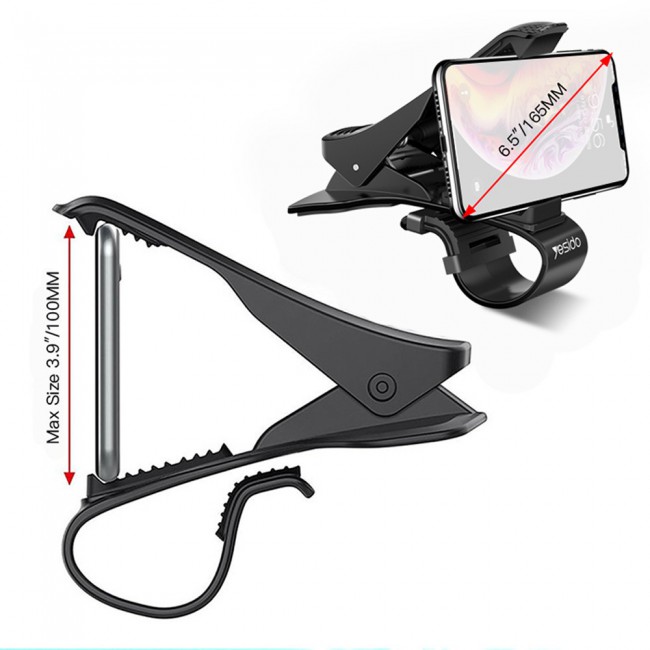 Yesido C65 Universal Clip Dashboard Phone Holder Car Mount