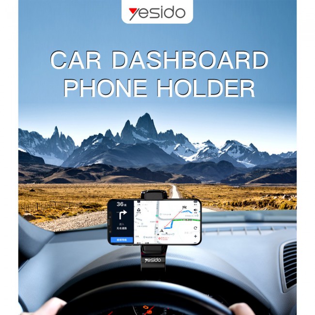 Yesido C65 Universal Clip Dashboard Phone Holder Car Mount