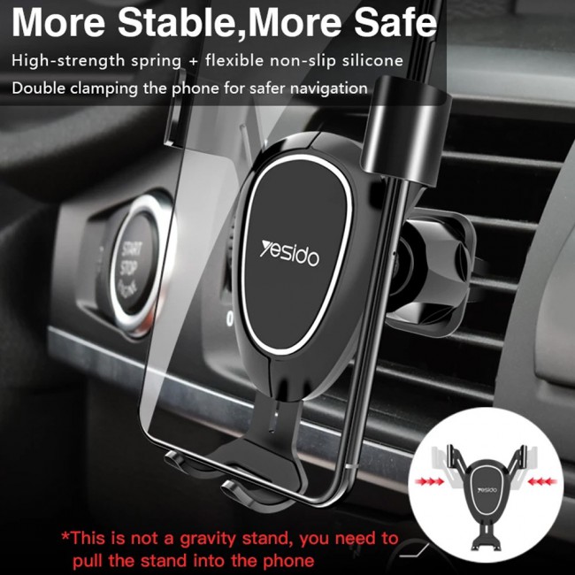 Yesido Gravity Car Phone Holder C73 360-Degree Rotation Car Mount
