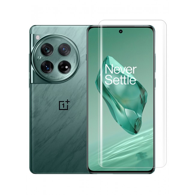CATANES Oneplus 12 Screen Protector 9H Hardness HD Scratch Resistance Screen Protector UV Tempered Glass film Curved Screen Protector UV Glue for UV Tempered Glass film