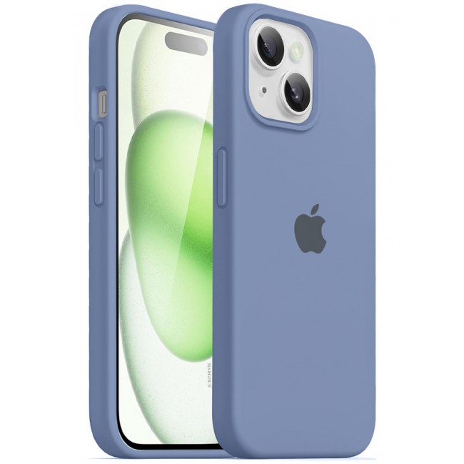 MARGOUN iPhone 15 Plus Case Silicone Case Cover Durable and Anti Scratch Back Cover Light Blue