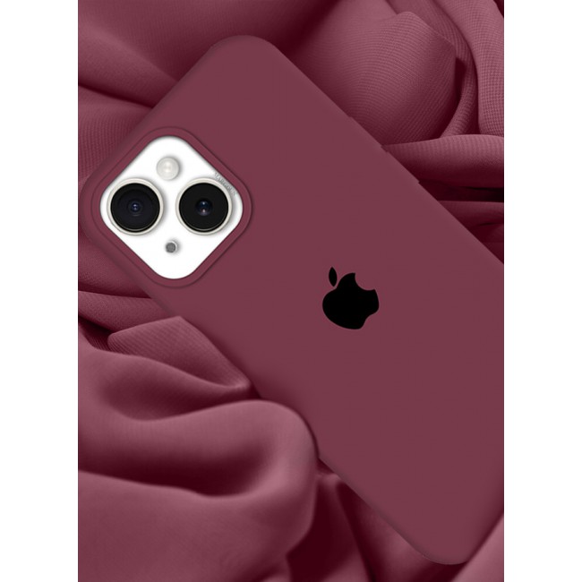 MARGOUN iPhone 15 Plus Case Silicone Case Cover Durable and Anti Scratch Back Cover Cherry