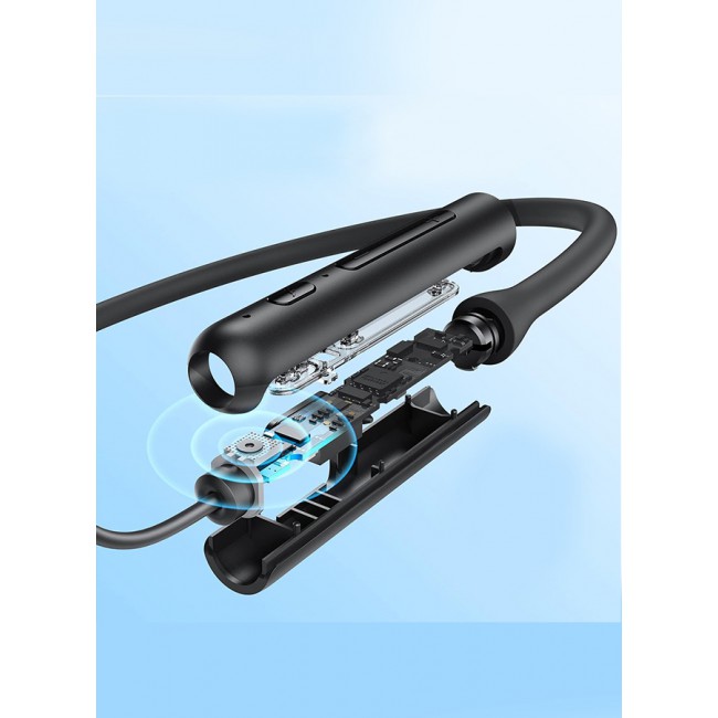 Anker Soundcore Life U2i Wireless Neckband Headphones USB-C Fast Charging Foldable and Lightweight Build Waterproof Headphones /Black