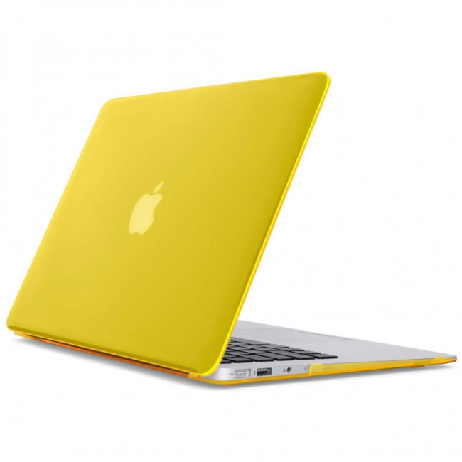 Pale yellow shop macbook air case
