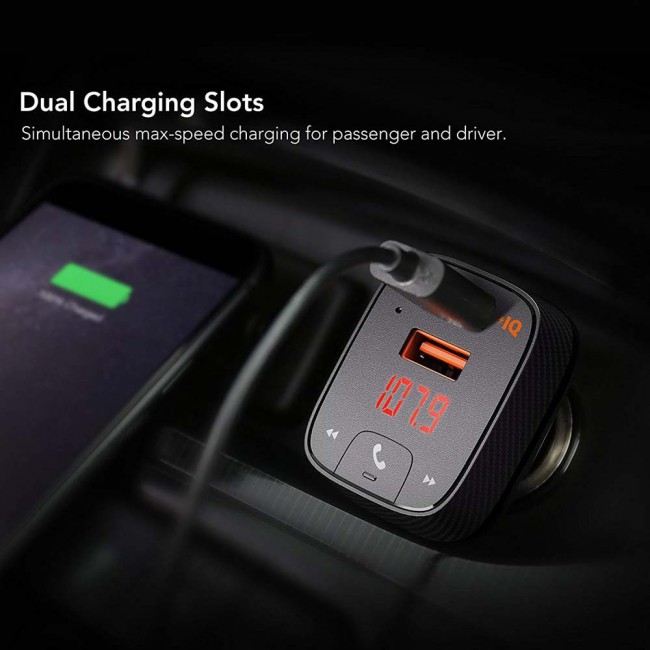 Anker Roav SmartCharge Car Kit F2 Wireless Bluetooth and FM