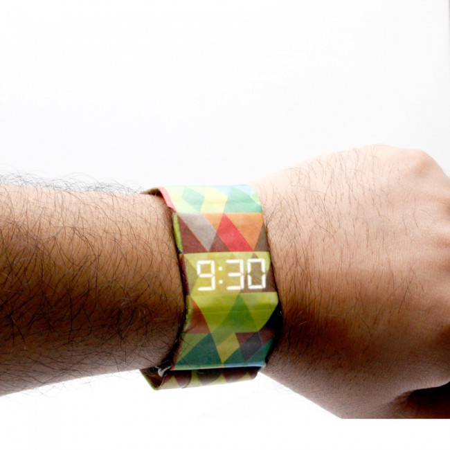 Digital Paper LED Watch Magnetic Wristband for Men and Women In 6