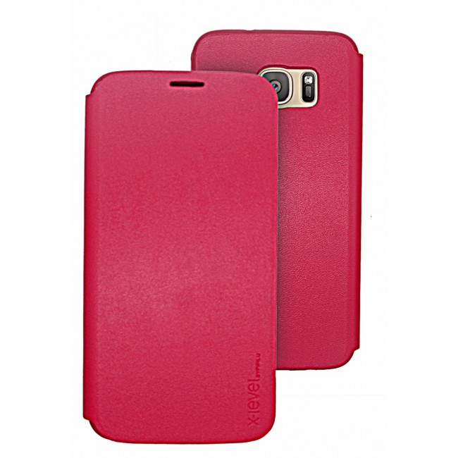 X Level FIB Color Leather Flip Case Cover Stand with Back Cover