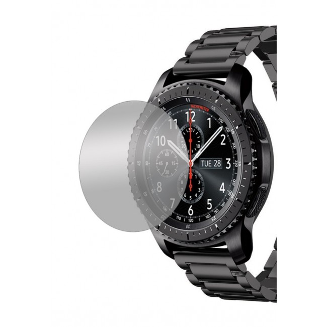 Coteetci 3D Glass Screen Protector for Samsung Gear S3 Smart Watch