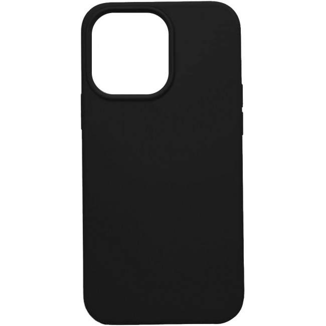 K-Doo iCoat Liquid Silicon Case for iPhone 13 Pro Anti-Shock Mobile Cover Original Gel Back Case (iPhone 13 Pro, Black)