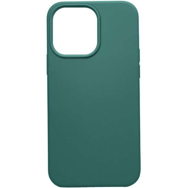 K-Doo iCoat Liquid Silicon Case for iPhone 13 Pro Anti-Shock Mobile Cover Original Gel Back Case (iPhone 13 Pro, Green)