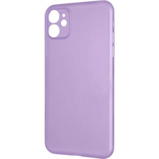 K-DOO for iPhone 12 Air Skin Case All Around Full Protection Ultra Slim 0.3mm Thickness 4g Feather Weight (iPhone 12, Purple)