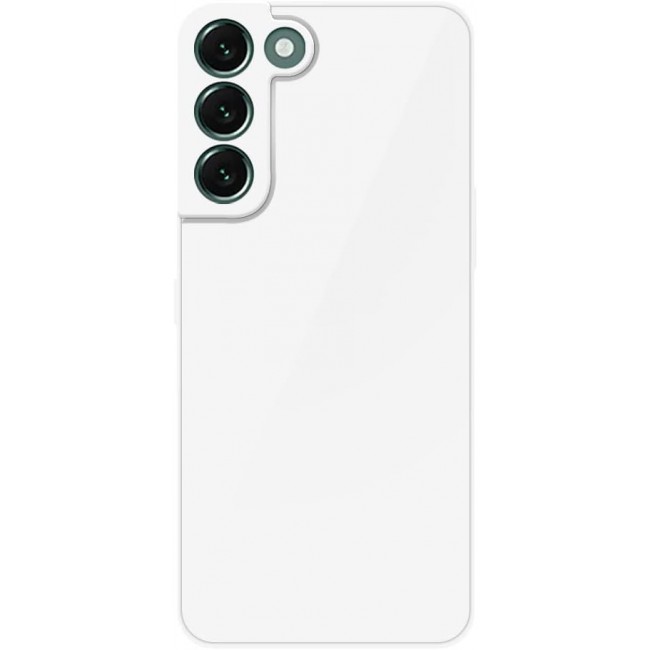 MARGOUN for samsung galaxy s22 Case Cover Electroplated Hard Glossy Case with Camera Protection (samsung galaxy s22, White)