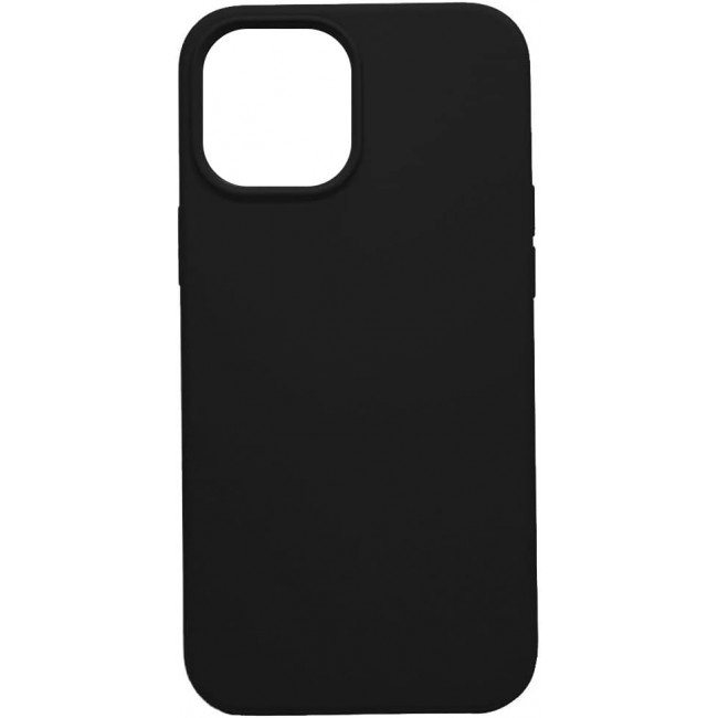 K-Doo iCoat Liquid Silicon Case for iPhone 12 Pro Max Anti-Shock Mobile Cover Original Gel Back Case (iPhone 12 Pro Max, Black)