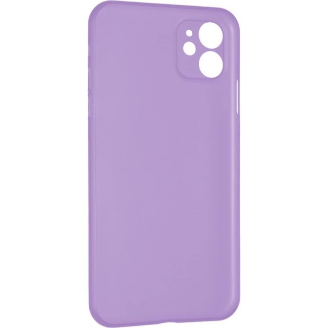 K-DOO for iPhone 12 Air Skin Case All Around Full Protection Ultra Slim 0.3mm Thickness 4g Feather Weight (iPhone 12, Purple)