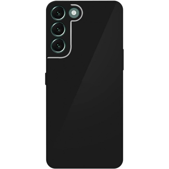 MARGOUN for Samsung Galaxy S22 Plus Case Cover Electroplated Hard Glossy Case with Camera Protection (samsung galaxy s22 plus, Black)