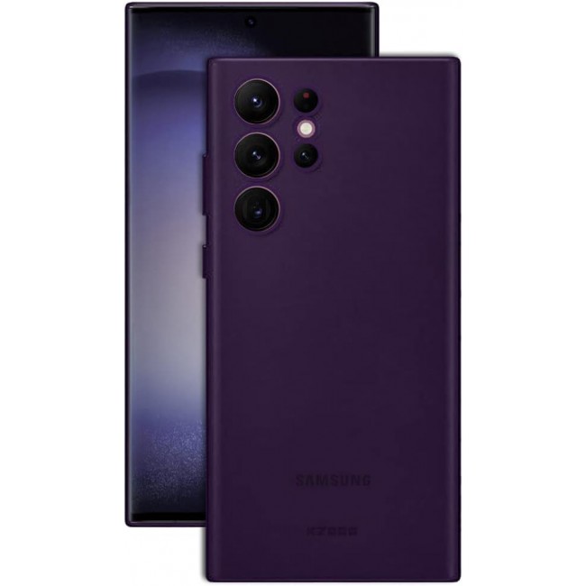 MARGOUN K-ZDOO for Samsung Galaxy S23 Ultra Air Skin Case All Around Full Protection Ultra Slim 0.3mm Thickness 4g Feather Weight (Samsung Galaxy S23 Ultra, purple)