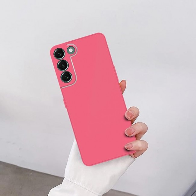 MARGOUN for Samsung Galaxy s22 Case Cover Electroplated Hard Glossy Case with Camera Protection (samsung galaxy s22, Pink)