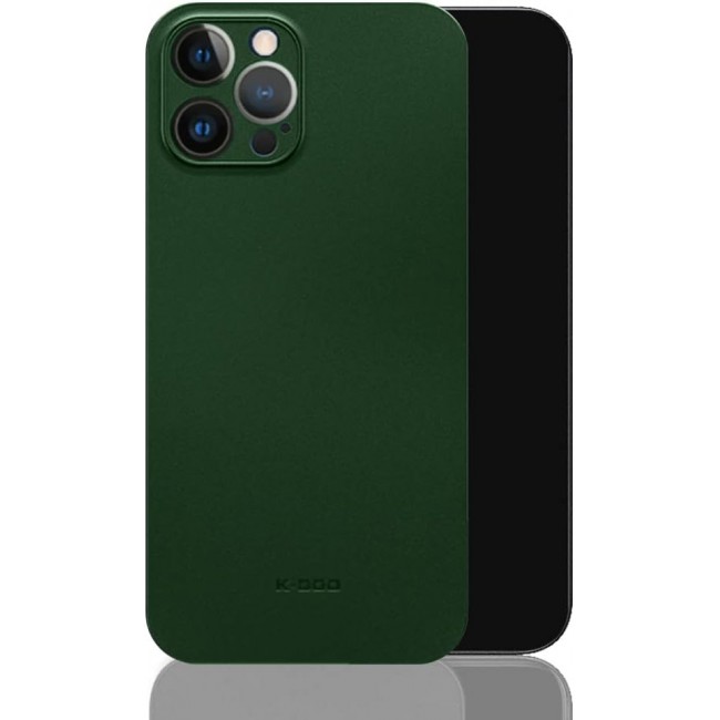 K-DOO for iPhone 13 pro max Air Skin Case All Around Full Protection Ultra Slim 0.3mm Thickness 4g Feather Weight (iPhone 13 pro max, Green)
