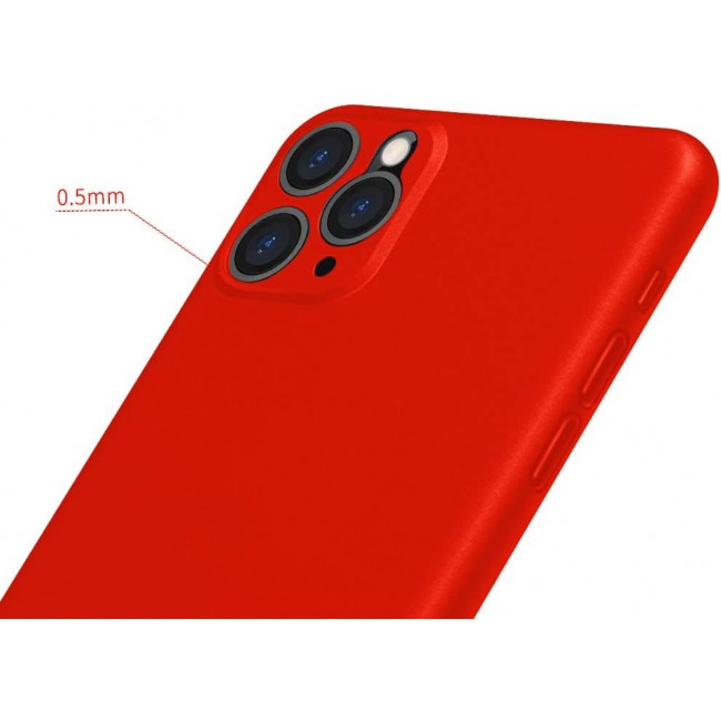 K-DOO for iPhone 12 Pro Air Skin Case All Around Full Protection Ultra Slim 0.3mm Thickness 4g Feather Weight (iPhone 12 Pro, Red)