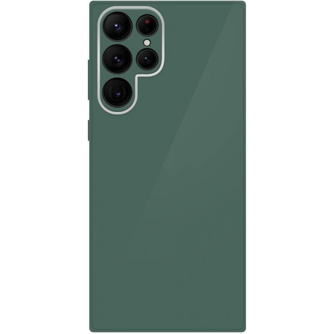 MARGOUN for samsung galaxy s22 ultra Case Cover Electroplated Hard Glossy Case with Camera Protection (samsung galaxy s22 ultra, Green)