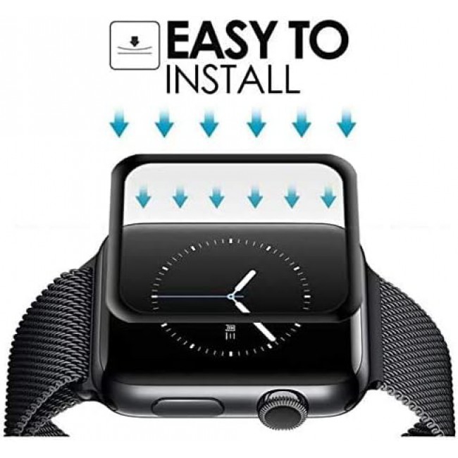 MARGOUN 2 Pack for Apple Watch 38mm Screen Protector Series 1 2 3, Anti-Scratch Resistant Full Coverage Bubble-Free Screen Film