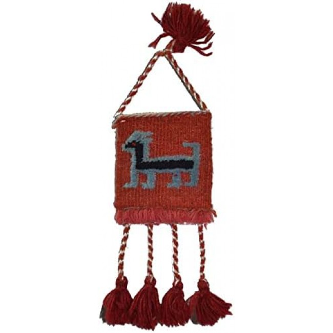 MARGOUN Handwoven Wall Hanging Decor Ornament knapsack Chanteh Small Bag Home Decoration Pendament (multicolored A)