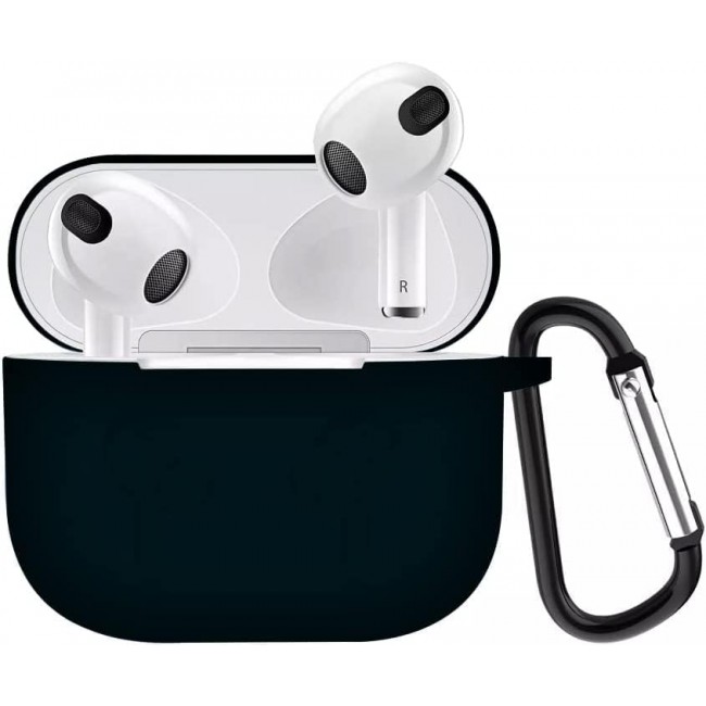 CATANES 2 Pack for Airpods 3 Case Cover Silicone with Clip, Airpods 3 Case 2021 3rd Generation (Black/White)