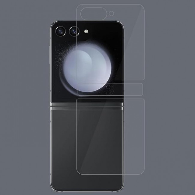 MARGOUN For Samsung Galaxy Z Flip 5 Screen Protector Full Coverage Premium Hydrogel Film Flexible film Easy Installation Frame Case-Friendly Bubble Free