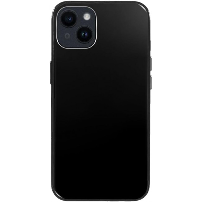 MARGOUN for iPhone 14 Plus Case Cover Electroplated Hard Glossy Case with Camera Protection (iPhone 14 Plus, Black)